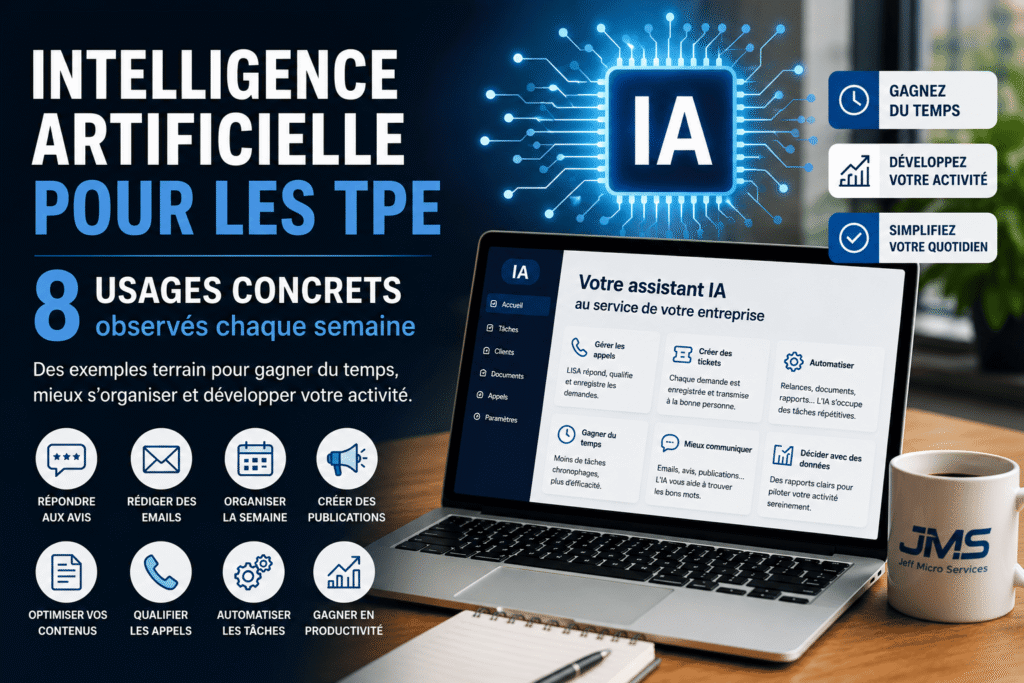 intelligence artificielle pour les tpe 8 usages concrets observés chaque semaine
