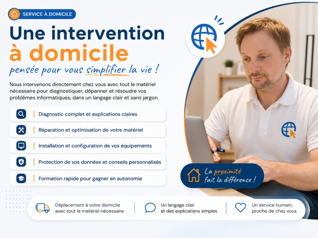 Jeff Micro Intervention a domicile pour votre informatique