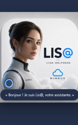 Lis@ — assistante IA par JEFF MICRO SERVICES (Nimbus Helpdesk)